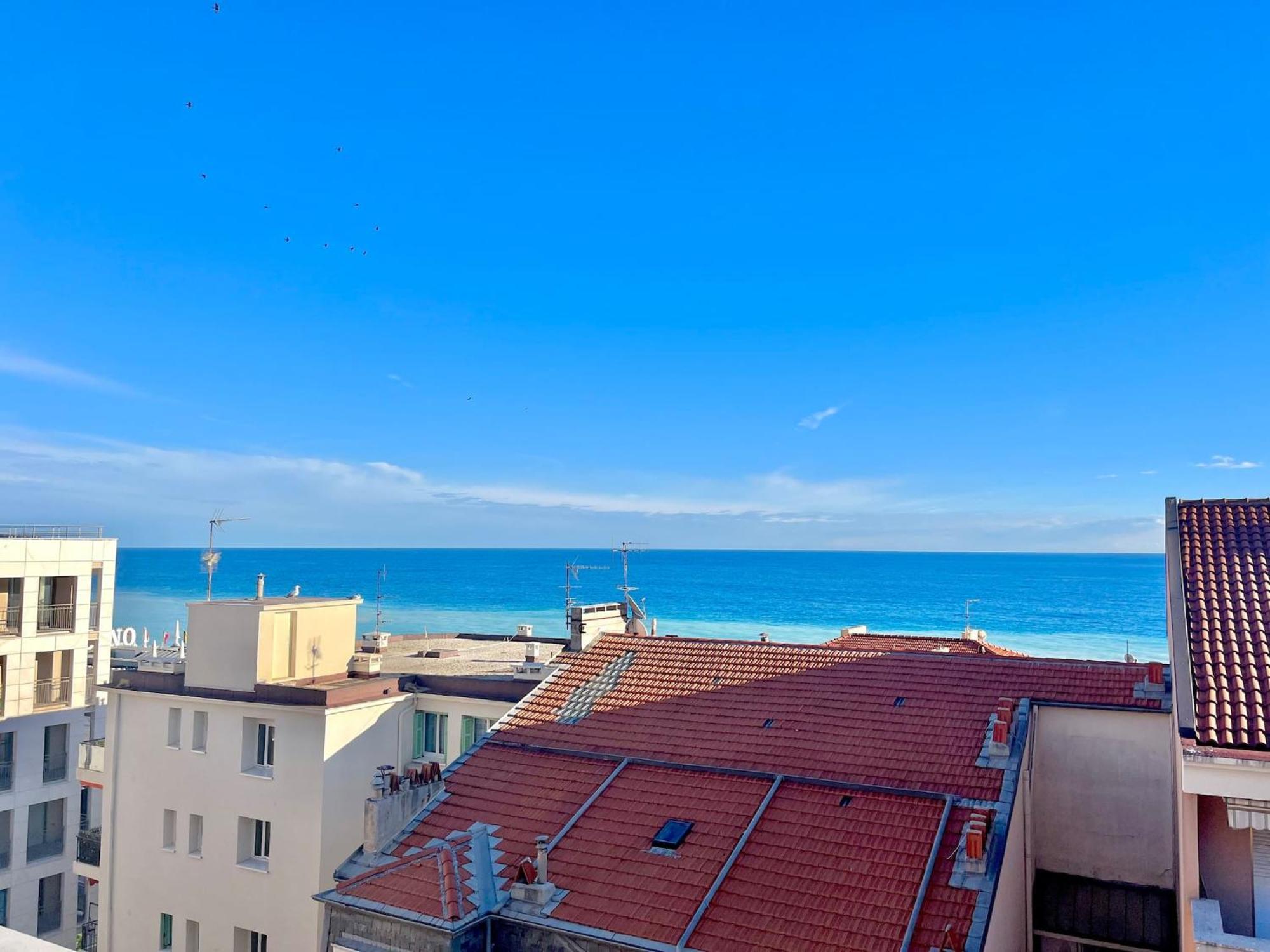 "Le Rooftop Des Rivages" Immense Terrasse, Centre Apartment Menton Exterior photo